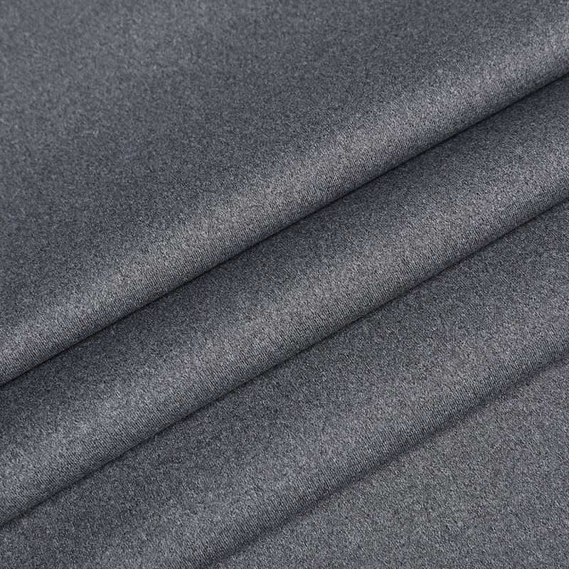 App1109 Warp Polyester Flat Cloth (Grey Grey) Kain Elastik Mekanikal Kasual